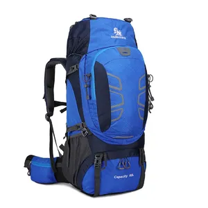 Sac à dos de randonnée multifonctionnel de grande capacité 60L, échantillon gratuit, pour la randonnée, les voyages en plein air avec sac de montagne imperméable - Product Image 1