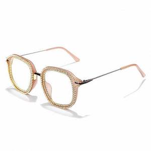 Nouveautés 2020, lunettes vintage UV400, monture ovale, grande monture, chaîne de lunettes pour femmes. - Product Image 5