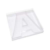 Mère Pour Traiter bonbon sucré fleur fraise Couvercle Transparent Couvercle Filable Carton lettre en forme de boîte cadeau