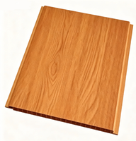Panneau de plafond en PVC à montage rapide avec grille de plafond, imperméable, ignifuge, couleur unie, pour hôpital, hôtel, centre commercial, supermarché