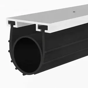 Bande d'étanchéité en caoutchouc pour fond de porte de garage enroulable Joint universel pour fond de porte de garage en U