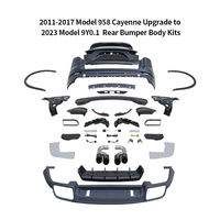 Kit de feux arrière LED style Turbo pour pare-chocs arrière TEGARRY Cayenne 958.1/958.2 2011-2017 Facelift, protection complète en matériau PP