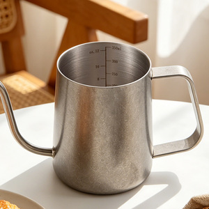 Bollitore <span class=keywords><strong>Vintage</strong></span> in Acciaio Inox con Beccuccio a Collo d'Oca per Caffè, 350ml, per Preparazione Manuale, Personalizzabile con Logo - Product Image 3