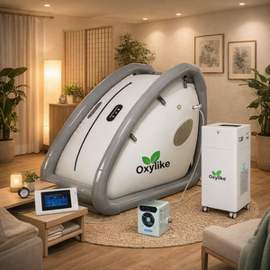 โรงงานผลิตในจีน Oxylike OLS-S4 1.3ATA ห้องออกซิเจนความดันสูงแบบนั่ง รุ่นเปลือกนิ่ม สำหรับใช้ในโรงแรม ร้านเสริมสวย และสปาเพื่อการผ่อนคลาย - Product Image 1