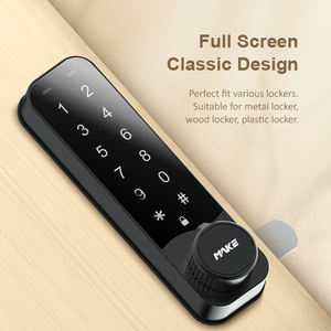 MK735全金属ロックハウジングIP65防水スマートデジタル電子タッチ画面キーパッドロックワードローブキャビネットロッカー用 - Product Image 5