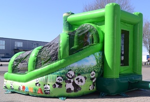 Castillo Inflable Multifuncional con Tobogán, Temática de Panda, para Niños Pequeños y Niños - Product Image 2