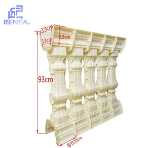 Новый дизайн, наружная декоративная бетонная цементная балясина и перила, Высококачественная литая на месте пластиковая Балконная форма - Product Image 1