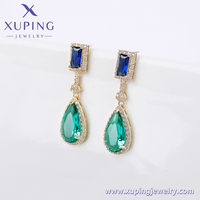 YSearring-1005 xuping-pendientes de cristal para mujer, joyería de importación de estilo europeo de china, fiesta de graduación, muestra gratis