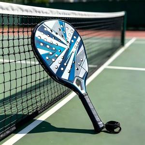 Raqueta de Pádel Ligera al por Mayor, Raqueta de Tenis de Playa de Fibra de Carbono Duradera T700 3K 12K 18K para Uso Deportivo en Adultos - Product Image 1