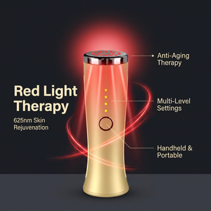 Favorise l'absorption de la crème pour le visage, réduit les rides, 850nm, thérapie infrarouge, masseur facial, raffermissement de la peau, lumière rouge, anti-âge - Product Image 3