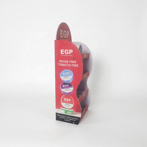 Présentoir de comptoir de vente au détail personnalisé à 3 niveaux pour sachets de nicotine, présentoir de point de vente (POS) pour boîtes de sachets de nicotine, présentoir démontable - Product Image 1