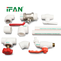 Raccords PPR IFAN pour l'alimentation en eau, 20-110 mm, blanc, matière première Hyosung, PN25, raccords de tuyauterie PPR pour la plomberie, livraison gratuite