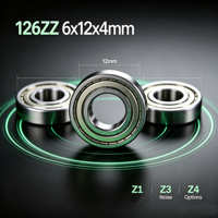 Roulement à billes micro-à gorge profonde MR126ZZ 6x12x4mm GCr15 P6 ZV3 blindé pour accessoires d'outils électriques – Vente en gros