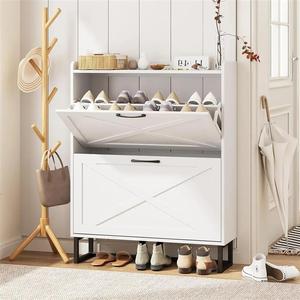 Armoire <span class=keywords><strong>à</strong></span> <span class=keywords><strong>chaussures</strong></span> moderne en bois avec panneau en bouleau Design ultra-mince Porte-<span class=keywords><strong>chaussures</strong></span> de grande capacité pour le salon Entrée <span class=keywords><strong>Amazon</strong></span> Export - Product Image 1