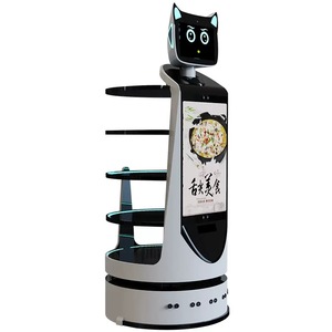 Nuevo Robot Inteligente para Entrega de Alimentos, Camarero de Autoservicio, Paleta de Cinco Niveles, Carga Útil de 10 kg, 24 Horas de Autonomía, para Restaurantes y Hoteles - Product Image 4