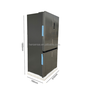 ตู้เย็นแบบประตูฝรั่งเศส 220V 110V แบบคู่ 730 ลิตร ตู้เย็นแบบ 4 ประตู ตู้แช่แข็ง สำหรับใช้ในบ้านและเชิงพาณิชย์ - Product Image 1