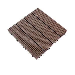 Balcon <span class=keywords><strong>Terraza</strong></span> para Patio, cubierta <span class=keywords><strong>de</strong></span> madera <span class=keywords><strong>de</strong></span> marron, suelo <span class=keywords><strong>de</strong></span> plástico - Product Image 1