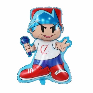 <span class=keywords><strong>Funkin</strong></span>-globos de papel de aluminio estampados, globo de látex mecedora Funk, suministros de decoración para fiestas de cumpleaños - Product Image 3