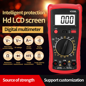 Multímetro Digital VC830L 600V 10A de 3 Dígitos, Medidor Portátil para Pruebas Eléctricas - Product Image 2