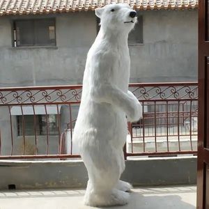 Ours polaire de noël grandeur nature jouets en peluche Statue Osos Polares De Navidad pour décorations de noël en plein air <span class=keywords><strong>2023</strong></span> - Product Image 6