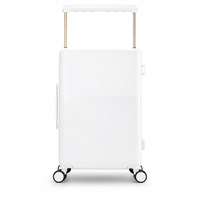 Valise de voyage incassable grande capacité, roues silencieuses, nouveau design, différentes couleurs, durable, en PC et polyester, avec serrure TSA