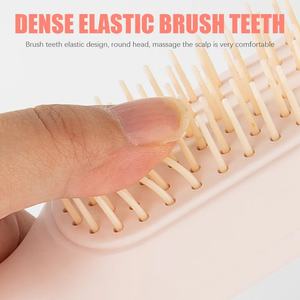 Peigne <span class=keywords><strong>Brosse</strong></span> Démêlante de Massage Auto-Nettoyante Rétractable, Anti-Statique, Utilisable sur Cheveux Secs et Humides - Product Image 3