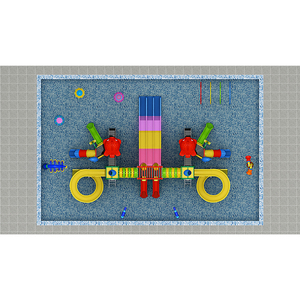 Tobogán de Piscina para Patio de Recreo Escolar al Aire Libre, Construcción Duradera de Fibra de Vidrio, Diseño <span class=keywords><strong>Ondulado</strong></span> que Garantiza Diversión Segura y Atractiva - Product Image 3