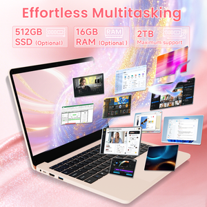 Vente en gros d'usine, nouveau portable Intel N95 Quad-Core 14,1 pouces, 1,7 GHz, SSD, Full HD 16:09, écran IPS, clavier anglais, Windows 11, étudiant - Product Image 3