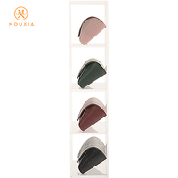 Étui à lunettes en PU de style portefeuille, personnalisable avec logo, grande capacité
