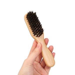 Cepillo de pelo de cerdas de jabalí suave ecológico al por mayor de fábrica mango de bambú estilo de <span class=keywords><strong>barba</strong></span> diseño duradero cepillo de <span class=keywords><strong>afeitar</strong></span> para <span class=keywords><strong>Barba</strong></span> - Product Image 5