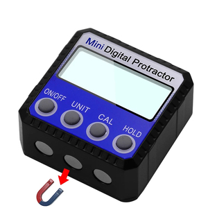 Thước đo góc Nhỏ kỹ thuật số máy đo độ nghiêng hộp mức độ không thấm nước góc Finder đo bevel hộp goniometer đo nam châm thước - Product Image 6
