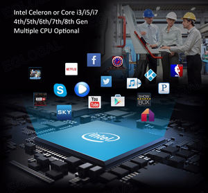 Mini computadora de juegos 2955u Dual Core Win10 soporte 3g/4g modelo Rtc Industrial incorporado ordinateur - Product Image 2