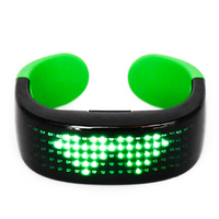 Nouvelle application intelligente contrôle LED affichage Bracelets LED Message Programmable Led bracelet pour fête
