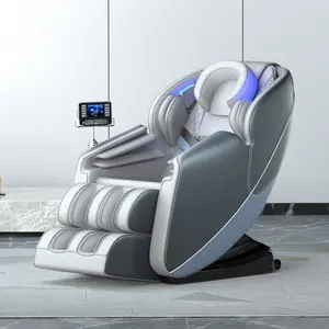 2023 Chair Massage Luxo Smart Massage Chair Zero Gravity Air Pressure Massage Chair com aquecimento traseiro