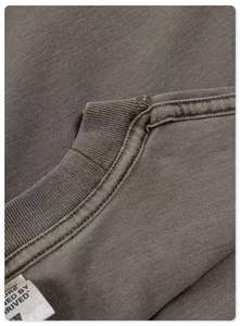 OEM 批发定制男女通用超大T恤，厚重100%棉，酸洗复古高街丝网印花T恤 - Product Image 4