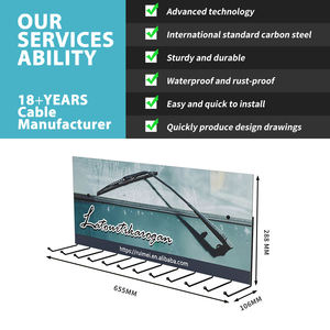 Support mural moderne pour essuie-glaces <span class=keywords><strong>de</strong></span> pare-brise à 12 crochets, support <span class=keywords><strong>de</strong></span> rangement et <span class=keywords><strong>de</strong></span> vente au détail pour atelier <span class=keywords><strong>de</strong></span> réparation automobile 4S, en fer - Product Image 4