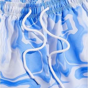 Pantalones Cortos Deportivos de Verano para Hombre con Logotipo Personalizado, Estampado y Cintura con Cordón, Pantalones Cortos Casuales para Playa y Running - Product Image 5