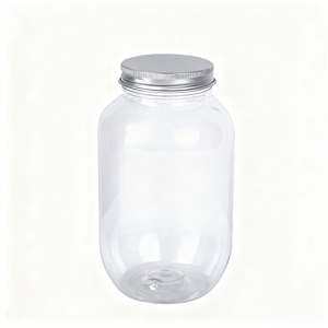 ODM/OEM Botella <span class=keywords><strong>de</strong></span> Plástico Transparente Redonda <span class=keywords><strong>de</strong></span> 400 ml para Envasar <span class=keywords><strong>Mantequilla</strong></span> <span class=keywords><strong>de</strong></span> Maní, con Tapa <span class=keywords><strong>de</strong></span> Rosca, para Aperitivos y Galletas - Product Image 2