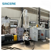 HDPE PP PPR Einschnecken-Extrusionslinie für Hohlwand-Spiralwickelrohre mit Großem Durchmesser