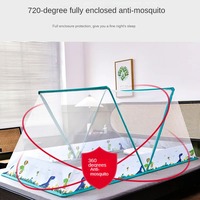 Moustiquaire pliable sans installation maison dortoir étudiant pas besoin de support torsadé célébrateur Internet unique nouveau