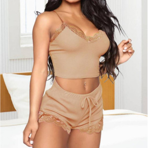 Conjunto de Lencería Sexy de Moda Europea y Americana 2020 - Lencería de Encaje para Mujer - Product Image 1