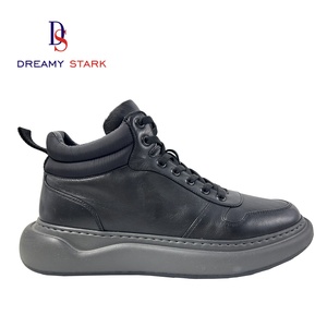 Botas de Invierno Nuevas de Alta Calidad para Hombre, Marca Original, Logotipo Personalizado, Estilo Martin, Dos Tonos, Cuero Genuino, Formales, Casuales, con Cordones - Product Image 4