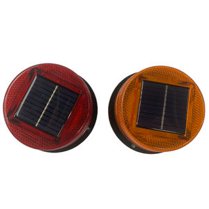 Feux d'avertissement de voiture, feux d'avertissement solaires avec aimant puissant, balise clignotante d'urgence automatique pour la sécurité des véhicules - Product Image 1