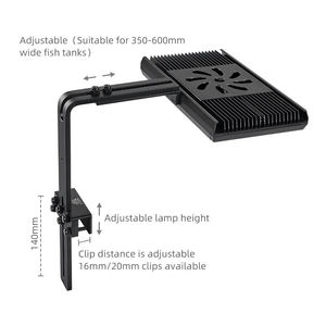 Week Aqua Full Spectrum Z400pro Rgb App Intelligentie Zonsopgang En Zonsondergang <span class=keywords><strong>Led</strong></span> <span class=keywords><strong>Aquarium</strong></span> Licht Met Lichtstandaard - Product Image 2