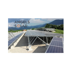 Malaikat braket pemasangan tanah untuk panel surya sistem fotovoltaik PV struktur sistem pemasangan tanah - Product Image 6