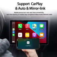 LELV Android 15, Soporte Universal para Tablero de Auto, Estéreo para Auto con Pantalla Táctil Giratoria de 360°, Navegación GPS, Pantalla Dividida, WiFi, Mirror