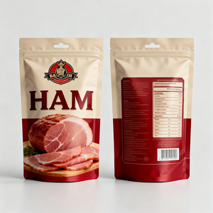 Bolsa <span class=keywords><strong>de</strong></span> Plástico al Vacío Doypack con Impresión Personalizada para Envasar Alimentos Congelados, Dumplings, Carne, Jamón - Product Image 4