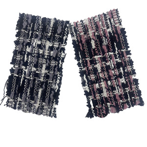 Rts bán buôn vải supplie nổi dệt Jacquard Tweed LEN/Polyester Vải cho quần áo 3426 - Product Image 4