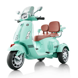 Moto électrique à trois roues pour enfants Jouet à double siège rechargeable avec roues compactes - Product Image 3