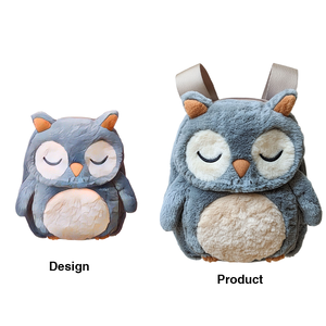 High Fidelity Custom Owl Shape Kids Gifts <strong>Animal</strong> Ita <strong>Bag</strong> Doll Outing <strong>Bag</strong> Plush Ita <strong>Bag</strong> - Product Image 1